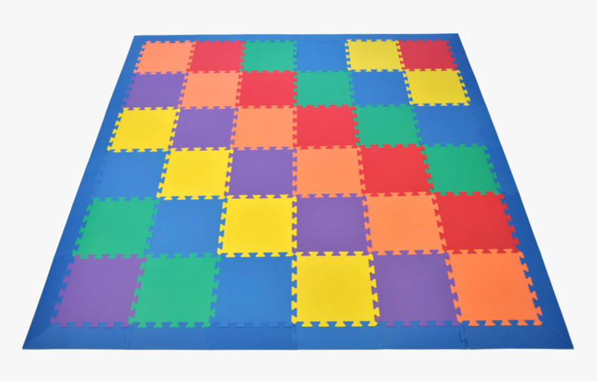 Non-toxic Rainbow Wonder Mats Interlocking Foam Mats - Foam Mat Png, Transparent Png, Free Download