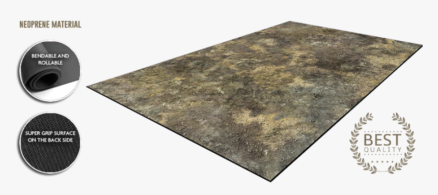 Wastelands Gamemat Neoprene Mousepad Pwo - Floor, HD Png Download, Free Download