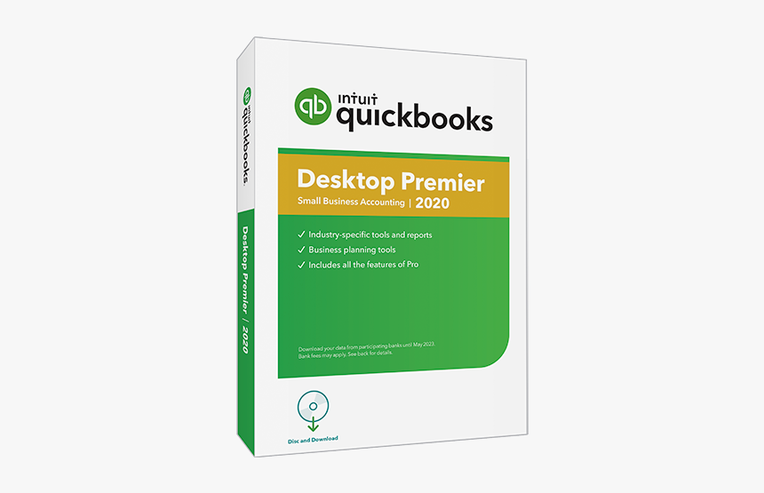 Quickbooks Desktop Premier 2020 Accounting Software - Quickbooks, HD Png Download, Free Download