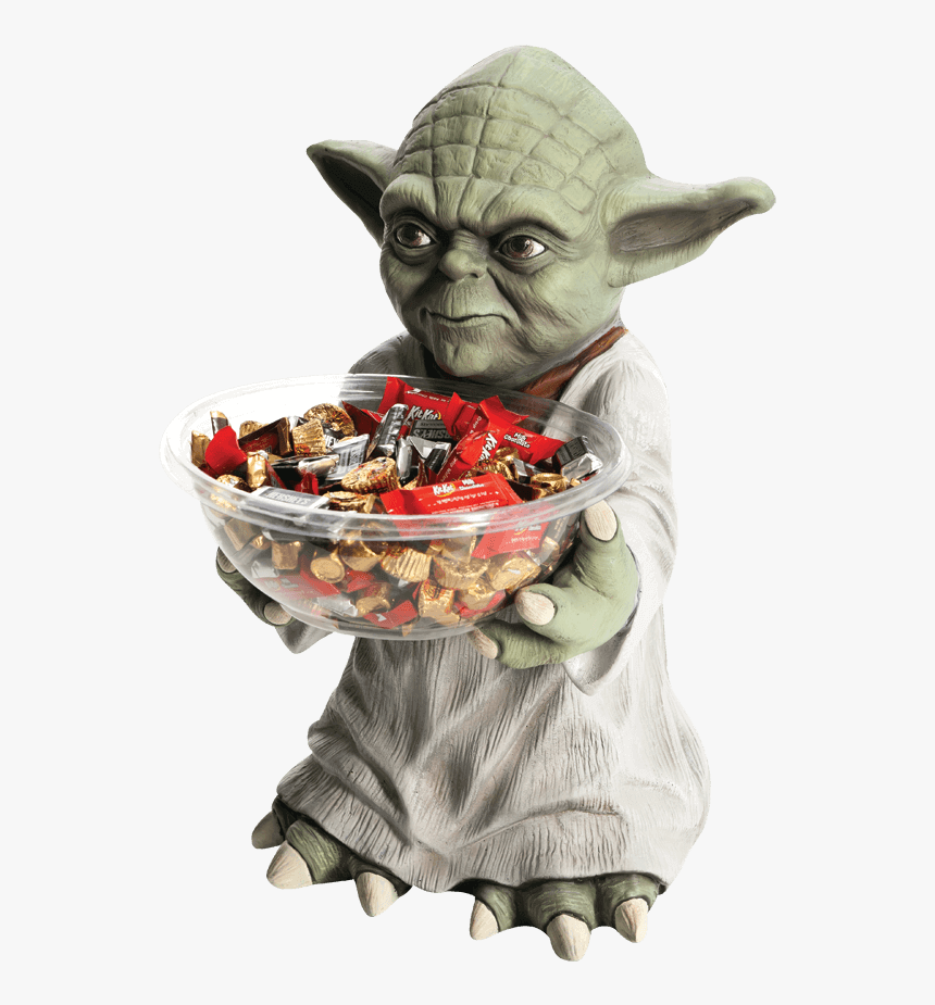 Yoda Candy Bowl Holder - Halloween Yoda, HD Png Download, Free Download