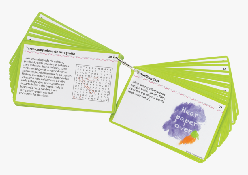 Spelling Center Task Cards Grade - Graphic Design, HD Png Download, Free Download