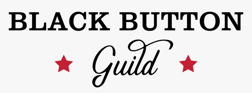 Black Button Guild Text Only Logo - Calligraphy, HD Png Download, Free Download