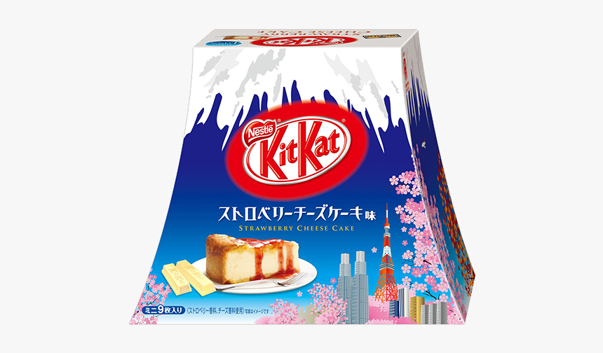 Kit Kat Mount Fuji Strawberry Cheesecake Flavor - Japanese Kit Kat Strawberry Cheesecake, HD Png Download, Free Download