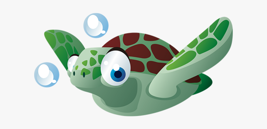 Sea Turtle Clipart Pdf - Cartoon, HD Png Download, Free Download