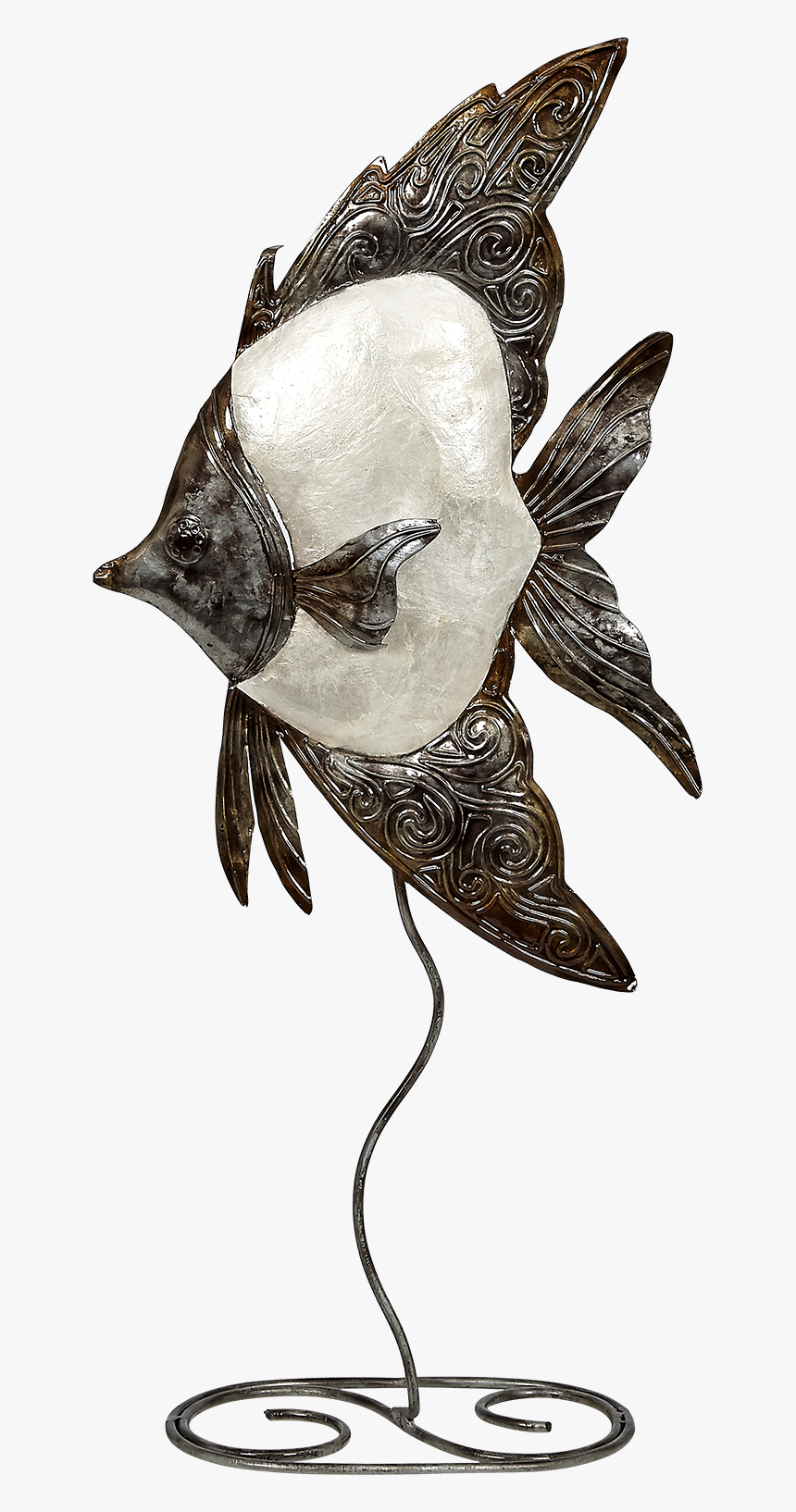 White Elegance Angelfish Stand - Illustration, HD Png Download, Free Download