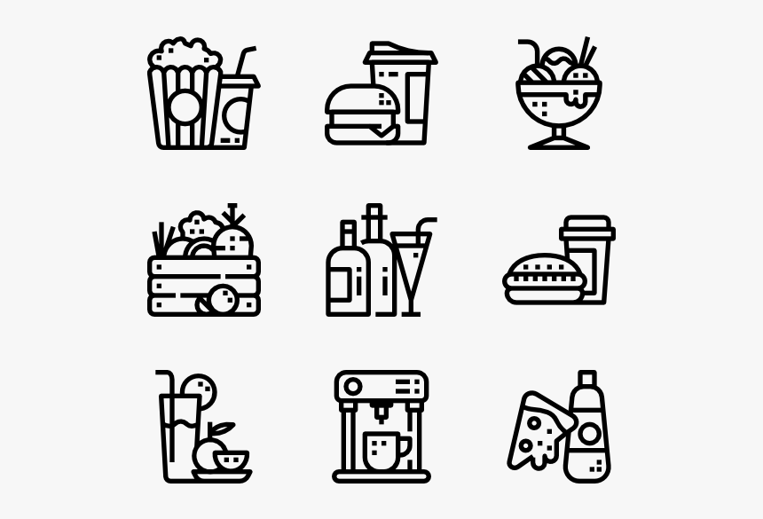 Food And Beverage Icon Png, Transparent Png, Free Download