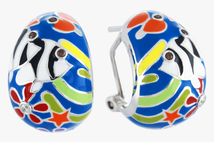 Belle Étoile Angelfish Blue Earrings, HD Png Download, Free Download