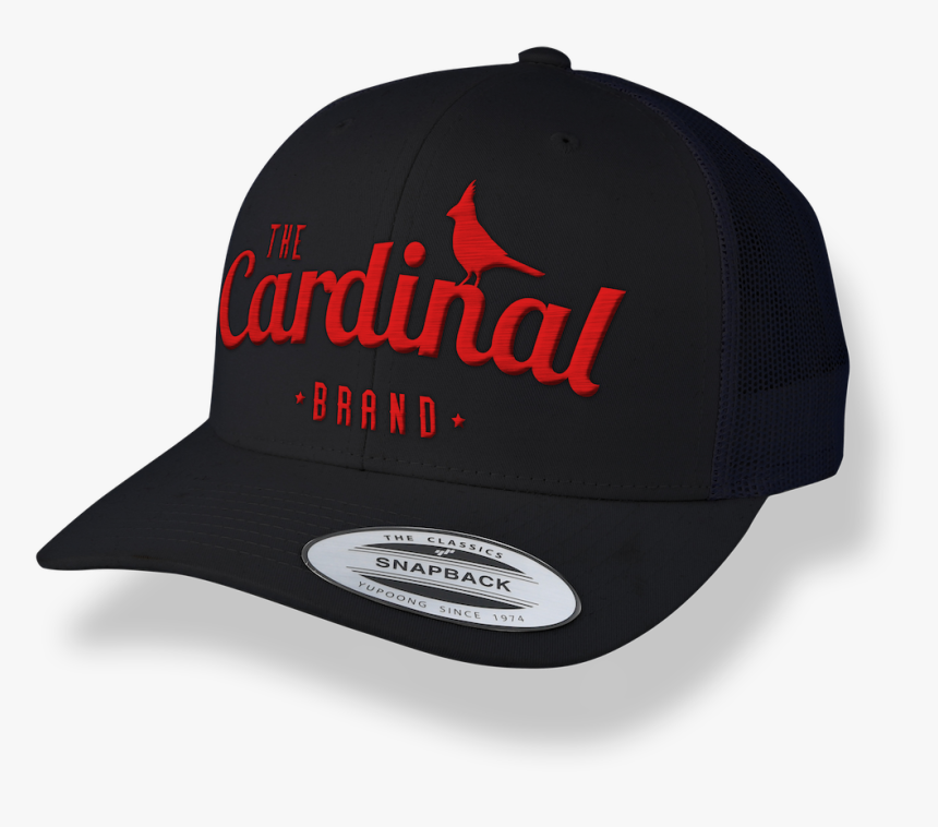 The Cardinal Brand Mesh Trucker Cap Black, HD Png Download, Free Download