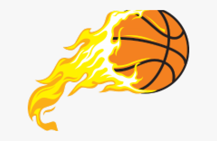 Basketball On Fire Pictures - Basketball With Fire Png, Transparent Png, Free Download