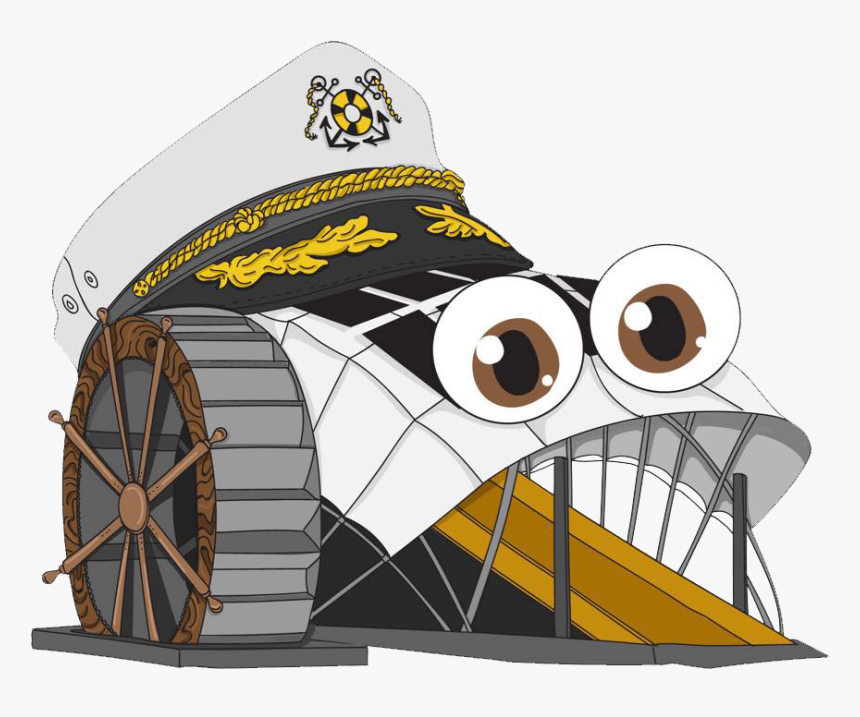 Captain Trash Wheel℠ - Cartoon, HD Png Download, Free Download