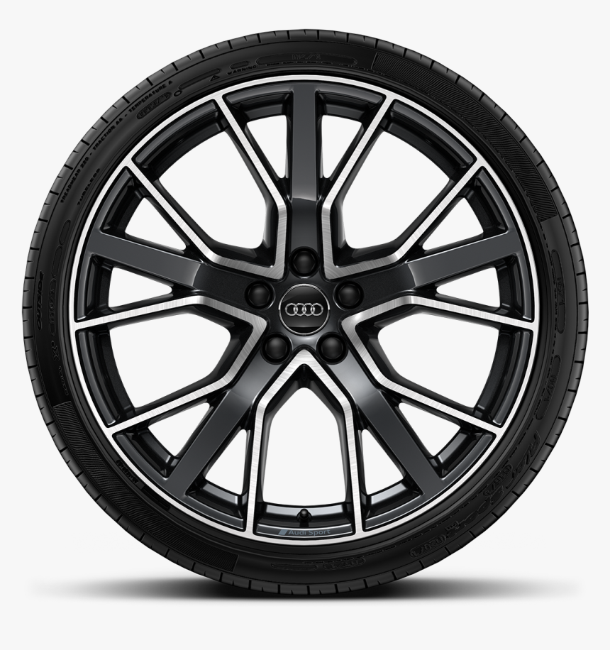 Transparent Star Design Png - Audi 22 5 V Spoke Star Design Titanium Wheels, Png Download, Free Download