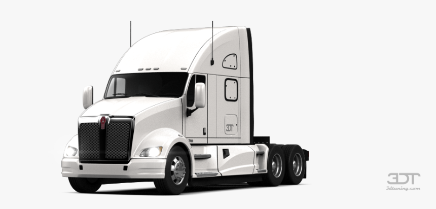 White Truck Kenworth Png, Transparent Png, Free Download