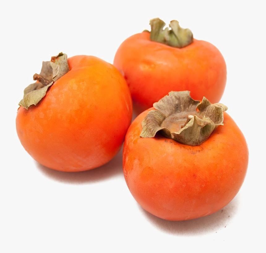 Three Persimmon Png Image - Fuyu Persimmon, Transparent Png, Free Download