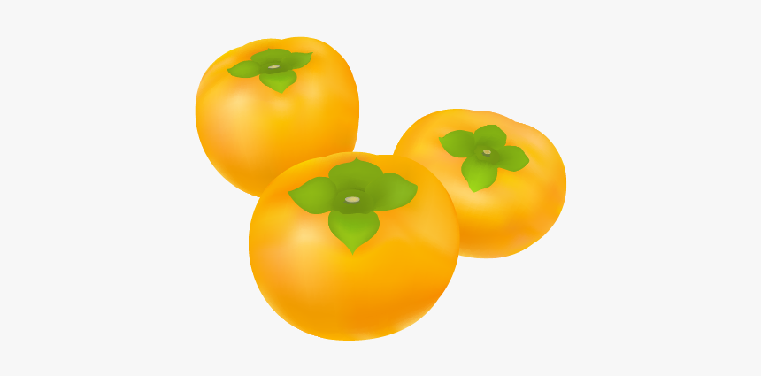 Three Persimmon Png Photo - Cherry Tomatoes, Transparent Png, Free Download