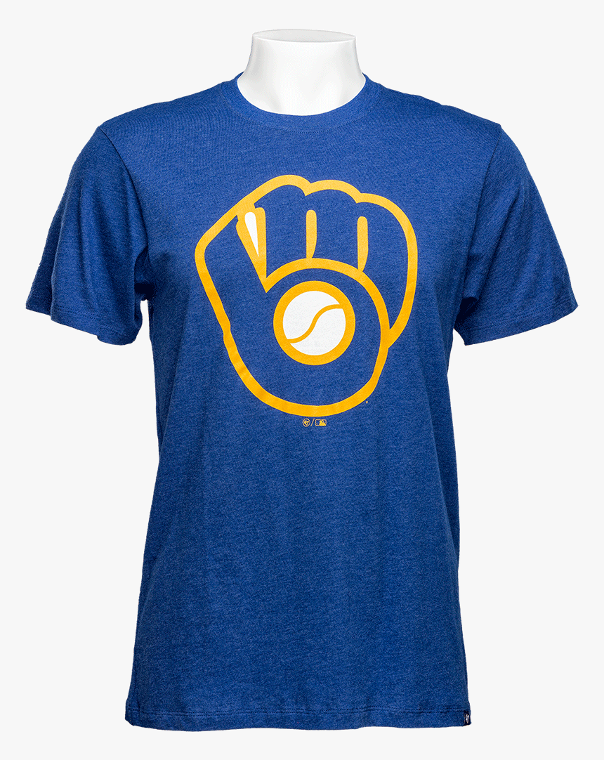 Cover Image For "47 Brand Milwaukee Brewers Glove T-shirt - Milwaukee Brewers Old, HD Png Download, Free Download