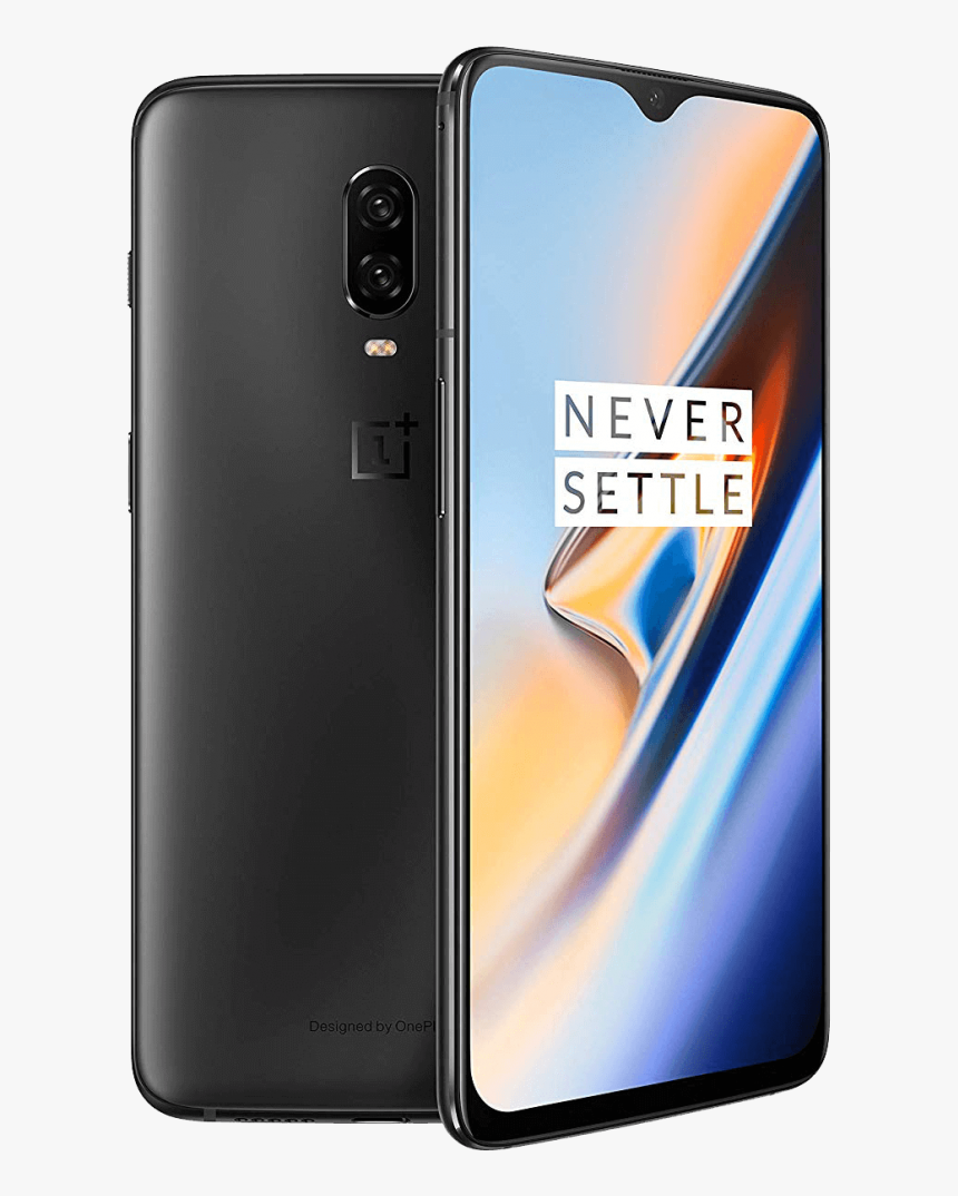 Oneplus 6t Front View Png - Oneplus 6t 128gb Mirror Black, Transparent Png, Free Download