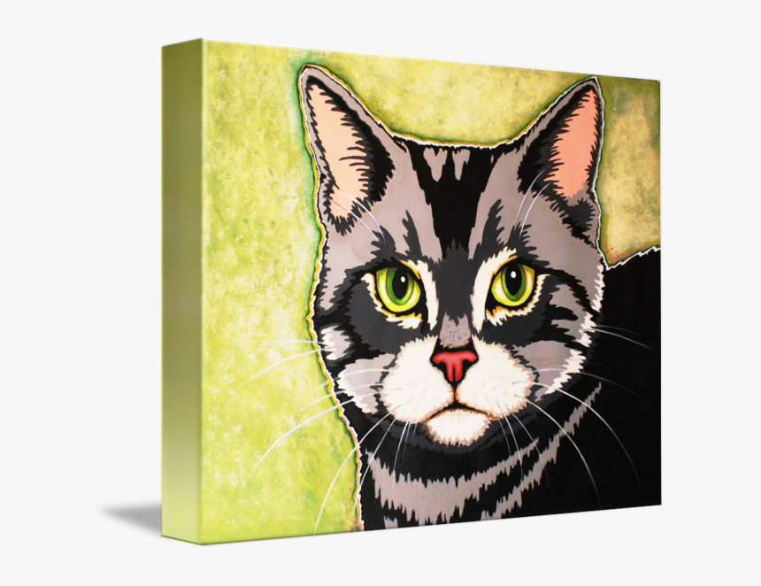 Clip Art Gray Tabby Cat - Domestic Short-haired Cat, HD Png Download, Free Download