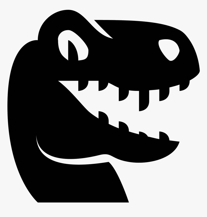 There Is A Dinosaur Head That Looks Like A T-rex With, HD Png Download - ki...