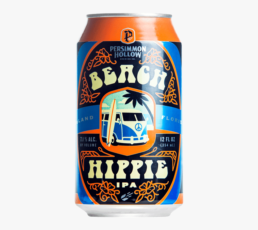 Persimmon Hollow Beach Hippie Ipa - Beach Hippie Ipa Persimmon Hollow Brewing, HD Png Download, Free Download