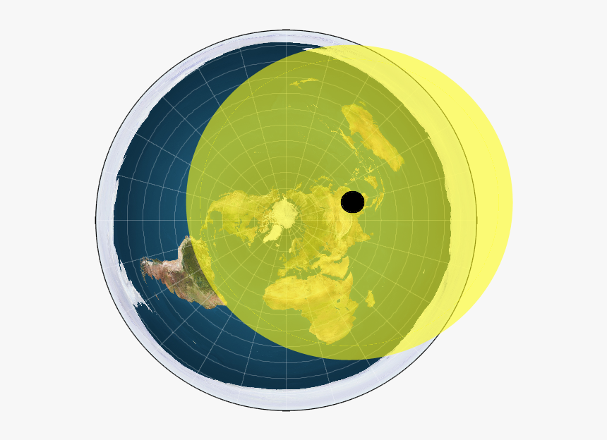 Spotlight Svg Png - Flat Earth Map, Transparent Png, Free Download