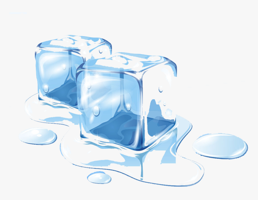 Ice Cube Melting Clip Art - Transparent Ice Cube Melting, HD Png Download, Free Download