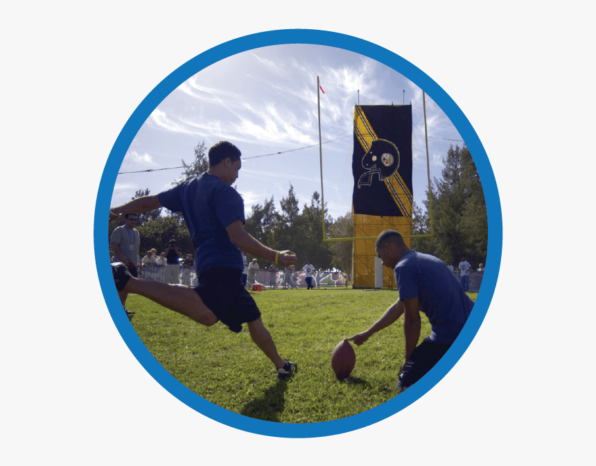 Football Progressive Field Goal Kick - Kick American Football, HD Png Download, Free Download