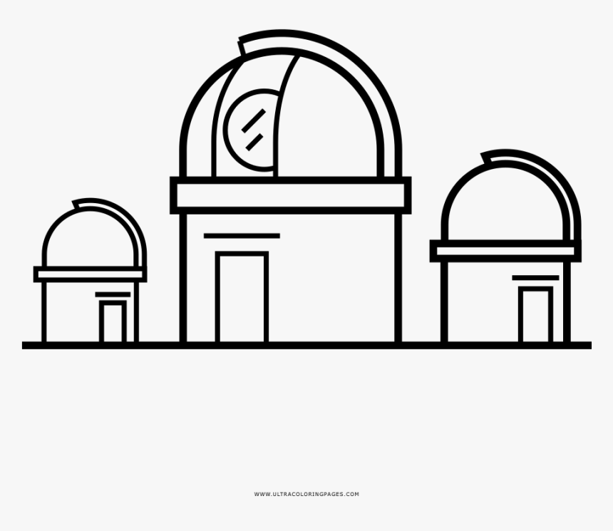 La Silla Observatory Coloring Page - Arch, HD Png Download, Free Download