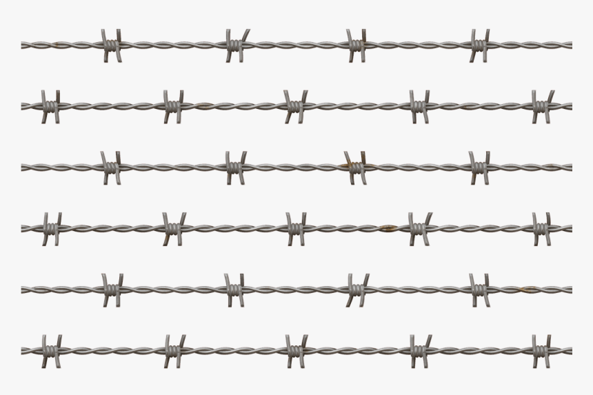 Barbed Transparent Png Stickpng - Transparent Background Barbed Wire Clipart, Png Download, Free Download