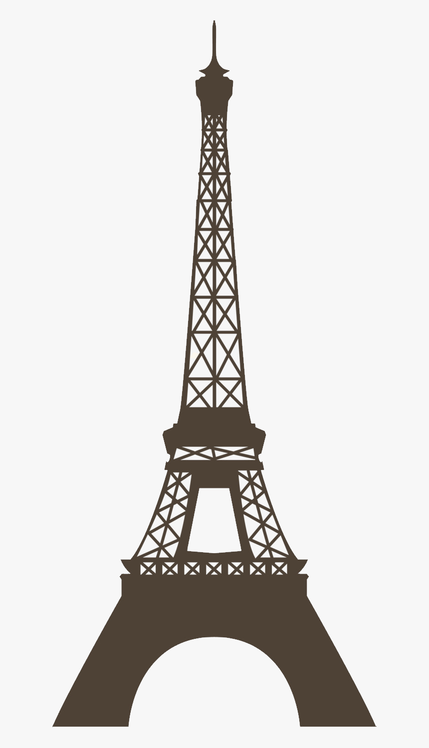Eiffel Tower Png - Transparent Background Eiffel Tower Silhouette, Png Download, Free Download