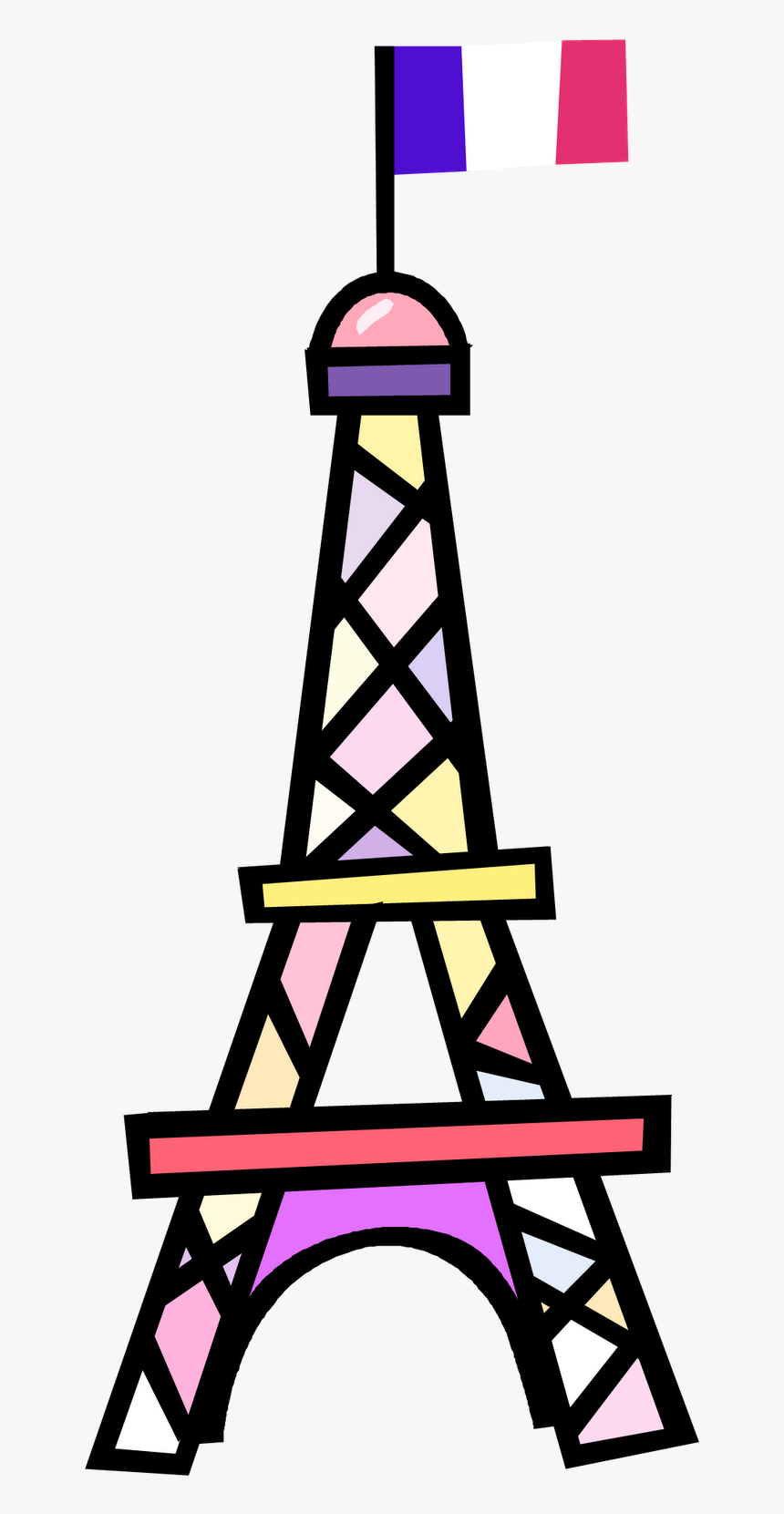 I Am Wellnigh Obsessed With France - Paris Eiffelturm Clipart, HD Png Download, Free Download