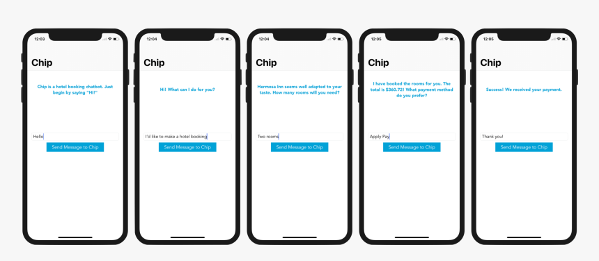 Chatbot Demo Hotel Booking - Chatbot Ios, HD Png Download, Free Download