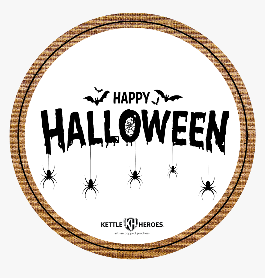 Popcorn Halloween Label, HD Png Download, Free Download