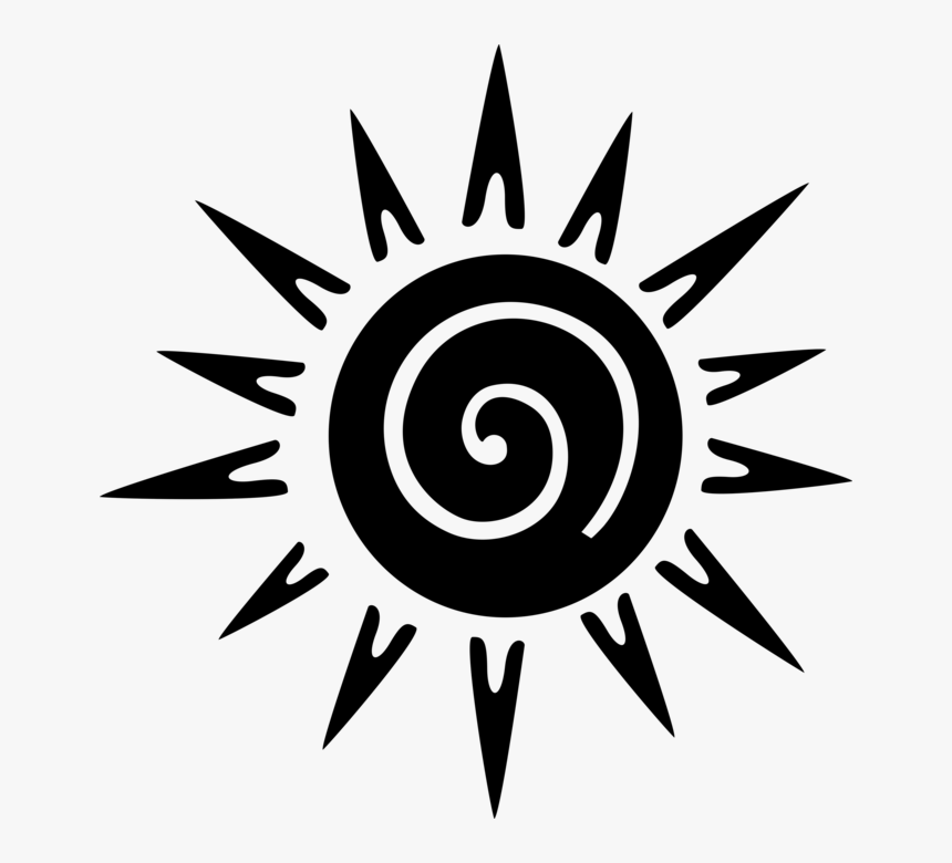 Vector Illustration Of Sun Shining With Rays - Vector Illustration Sun Shining Png, Transparent Png, Free Download