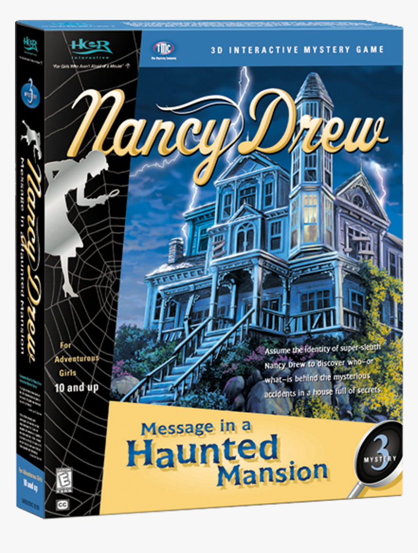 003 Message In A Haunted Mansion - Secrets Can Kill Nancy Drew, HD Png Download, Free Download