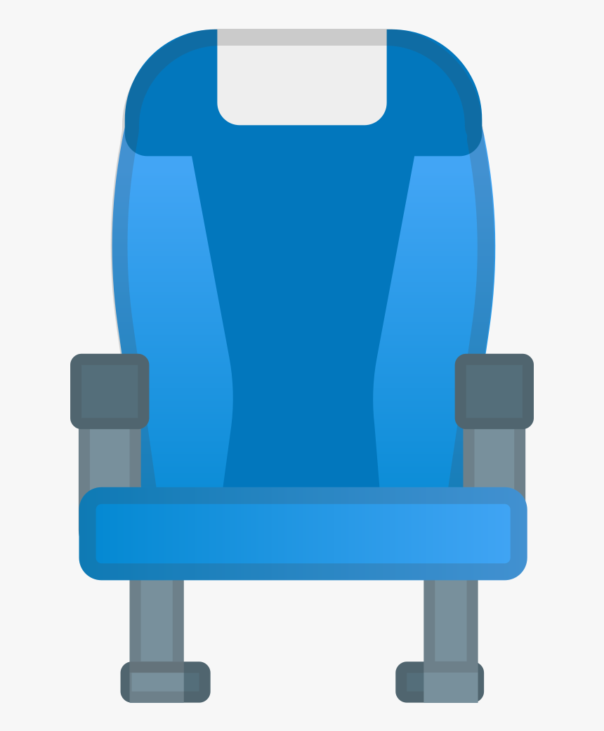 Seat,clip Art,car Seat Cover - Airplane Seat Png, Transparent Png, Free Download