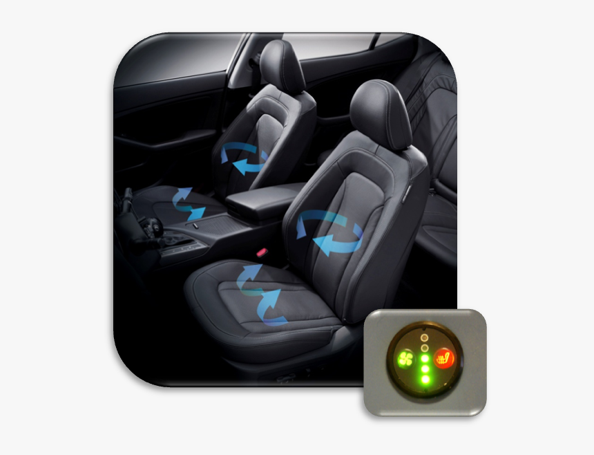 Cooled Seats Take - Air Con Seat Car, HD Png Download, Free Download