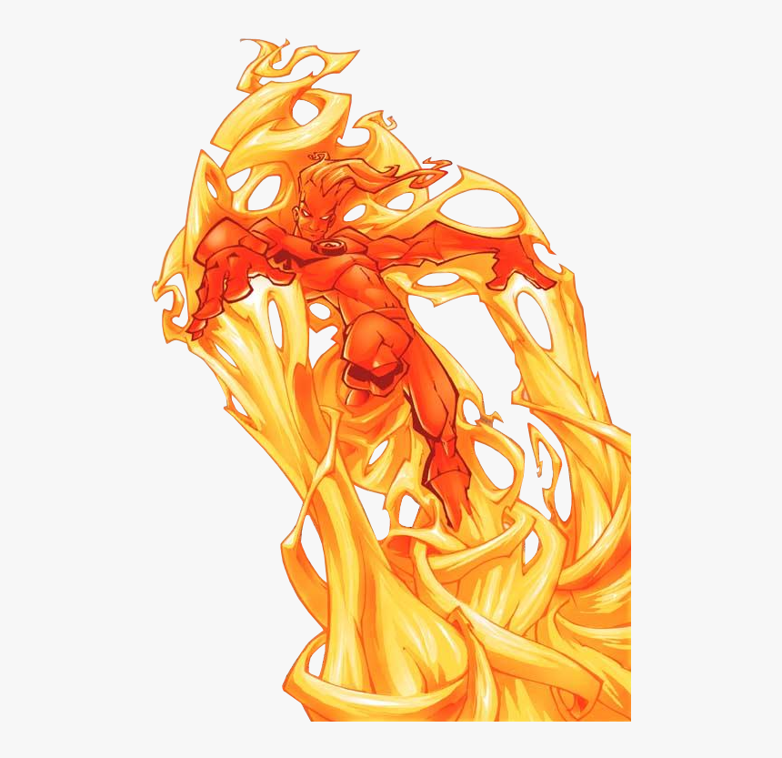 Skottie Young Human Torch , Png Download - Human Torch Humberto Ramos, Transparent Png, Free Download