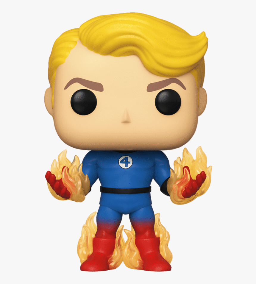 Funko Fantastic Four Human Torch, HD Png Download, Free Download