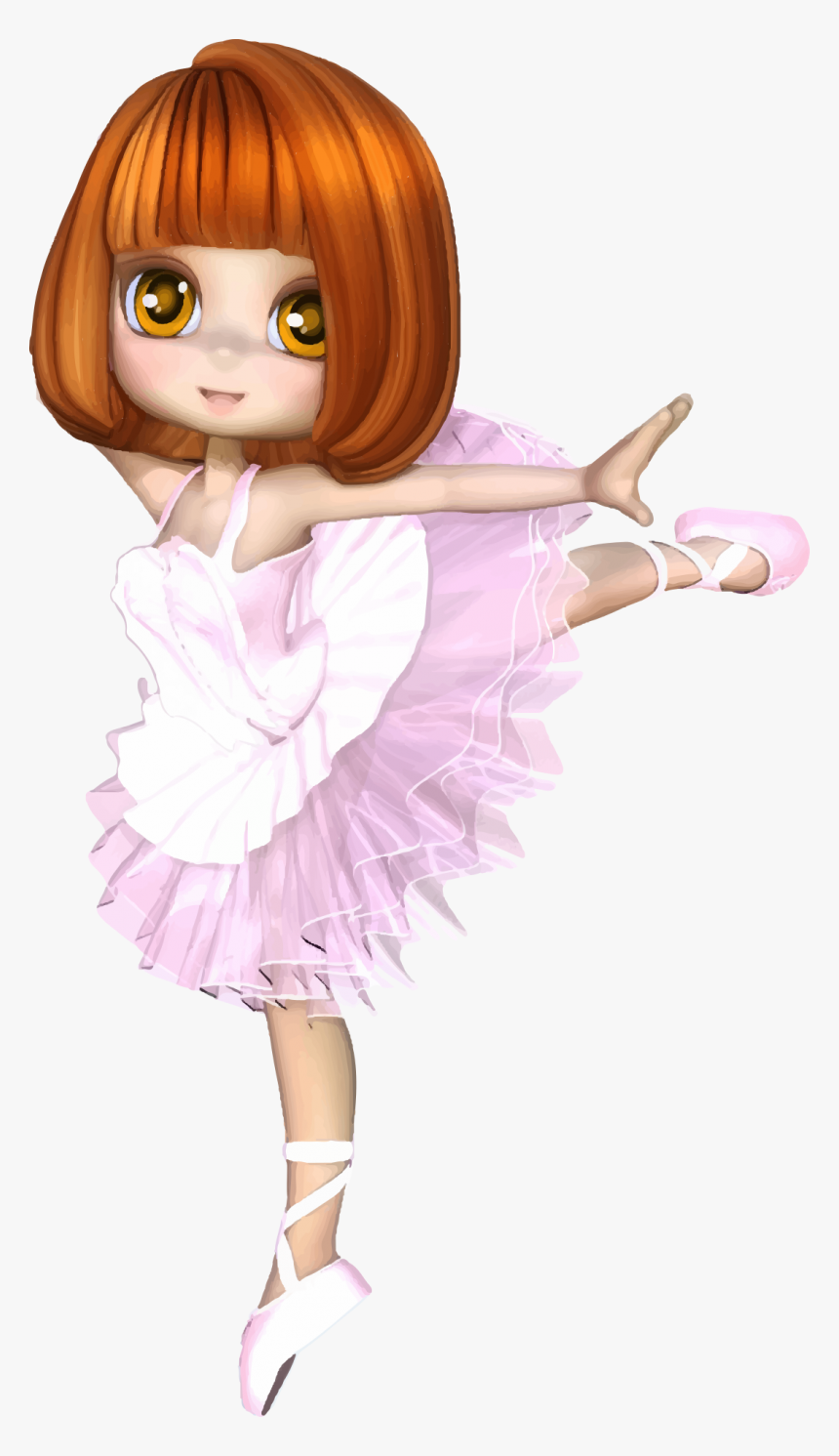 Dancing Anime Girl Png Image - Cartoon Girl Dancing Png, Transparent Png, Free Download
