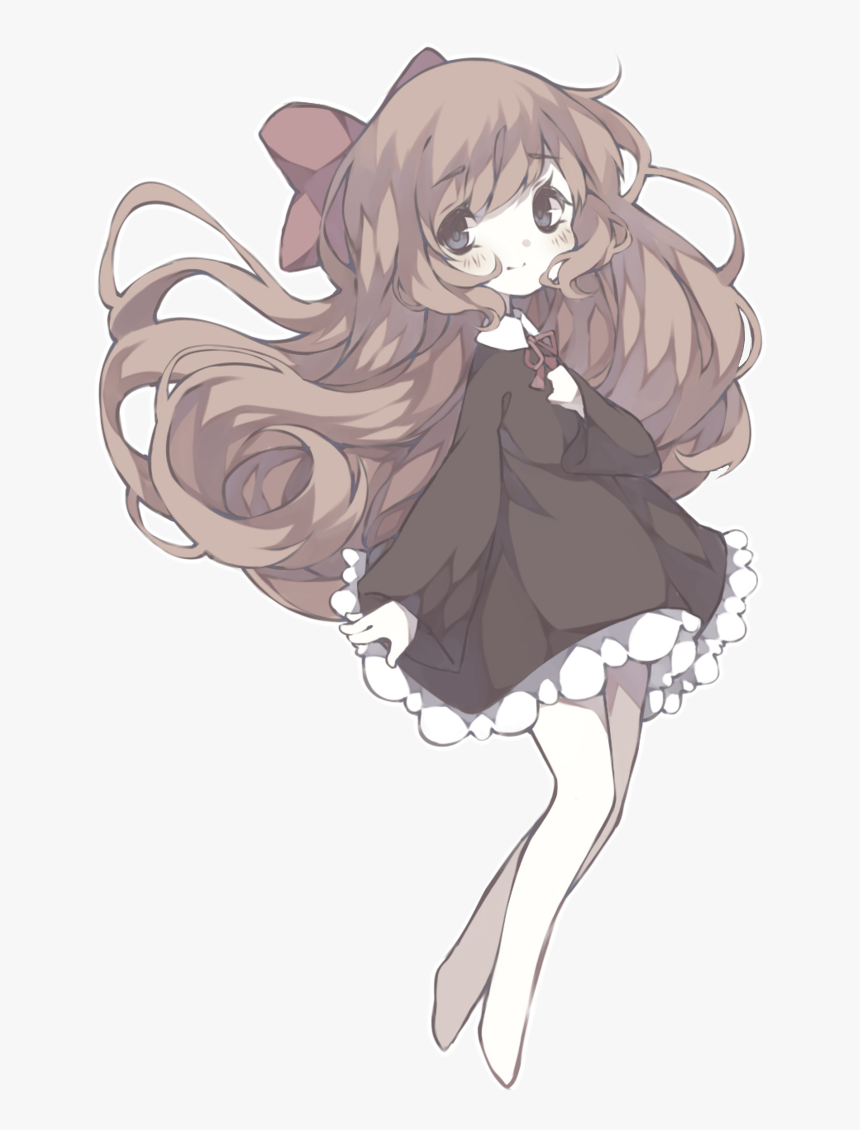 Kawaii Pastel Cute Anime Animegirl Sticker Brown Hair