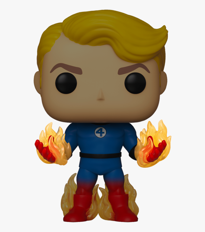 Funko Pop Fantastic Four Human Torch, HD Png Download, Free Download