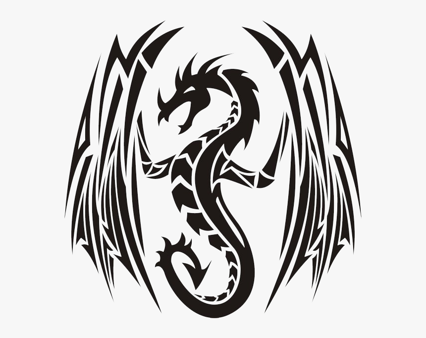 Thumb Image - Tribal Dragon Tattoo, HD Png Download, Free Download