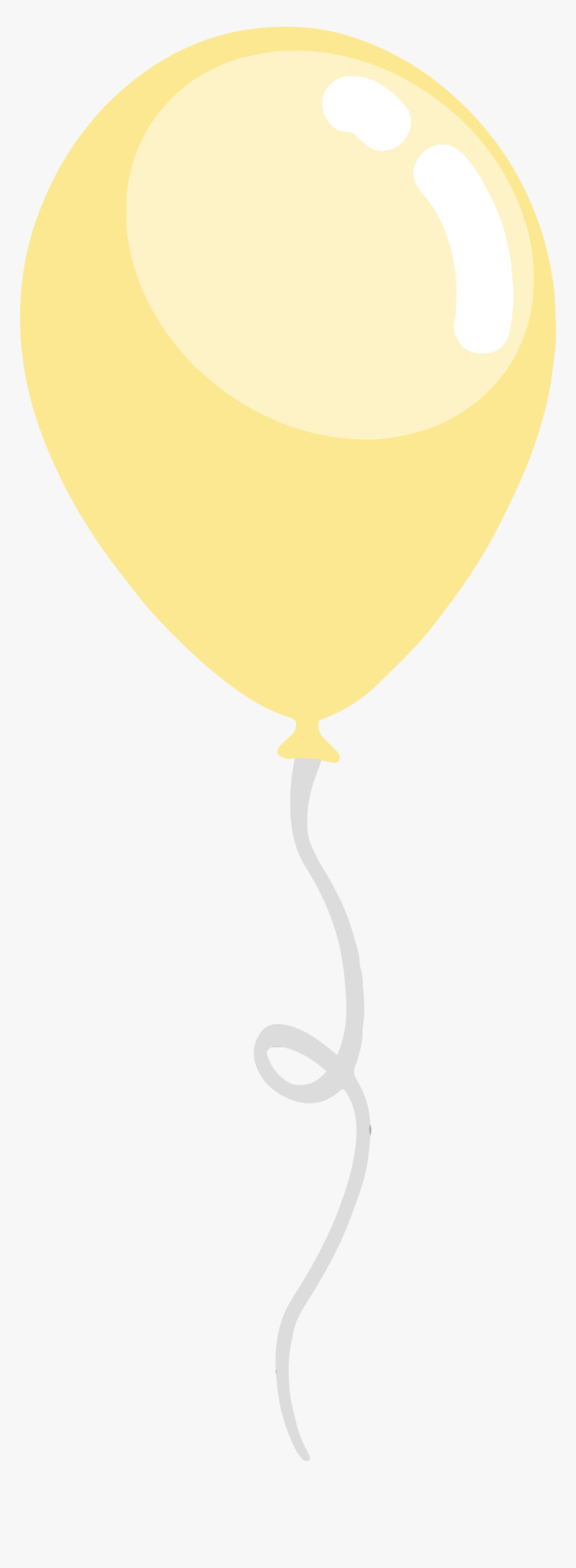 Balloon - Light Yellow Balloon Png, Transparent Png, Free Download