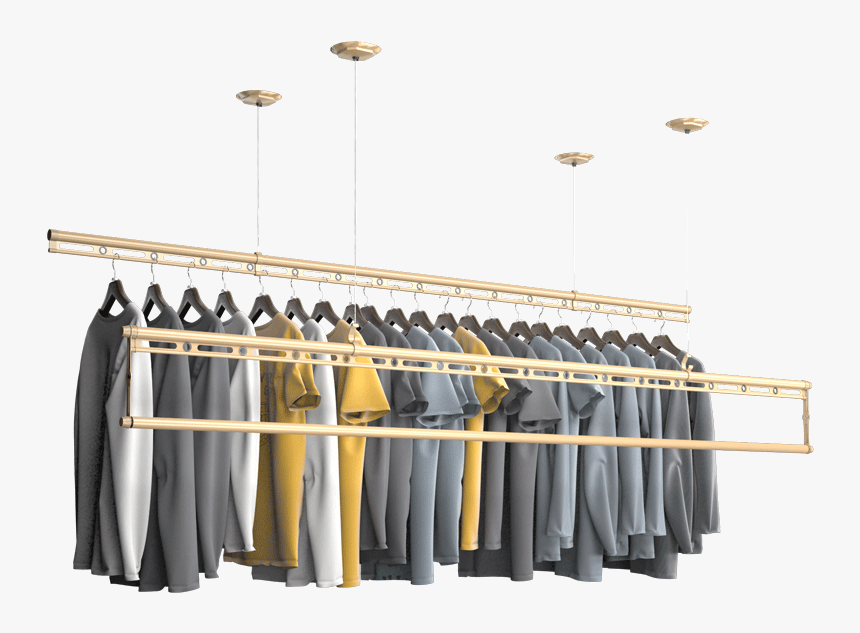 Transparent Drying Off Clipart - Hanging Clothes Rack Png, Png Download, Free Download