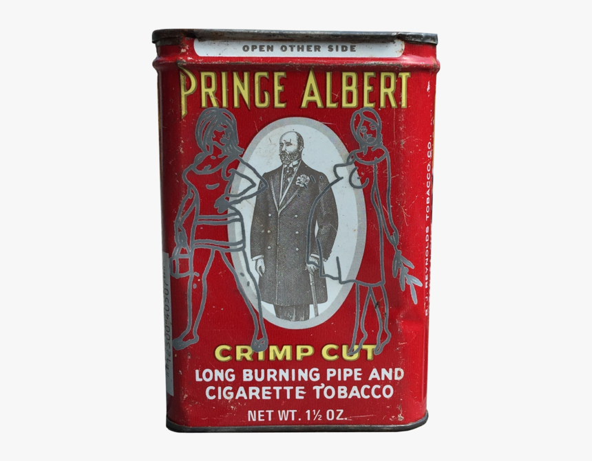 Albert"s Ruin"tins - Prince Albert Crimp Cut Long Burning Pipe, HD Png Download, Free Download