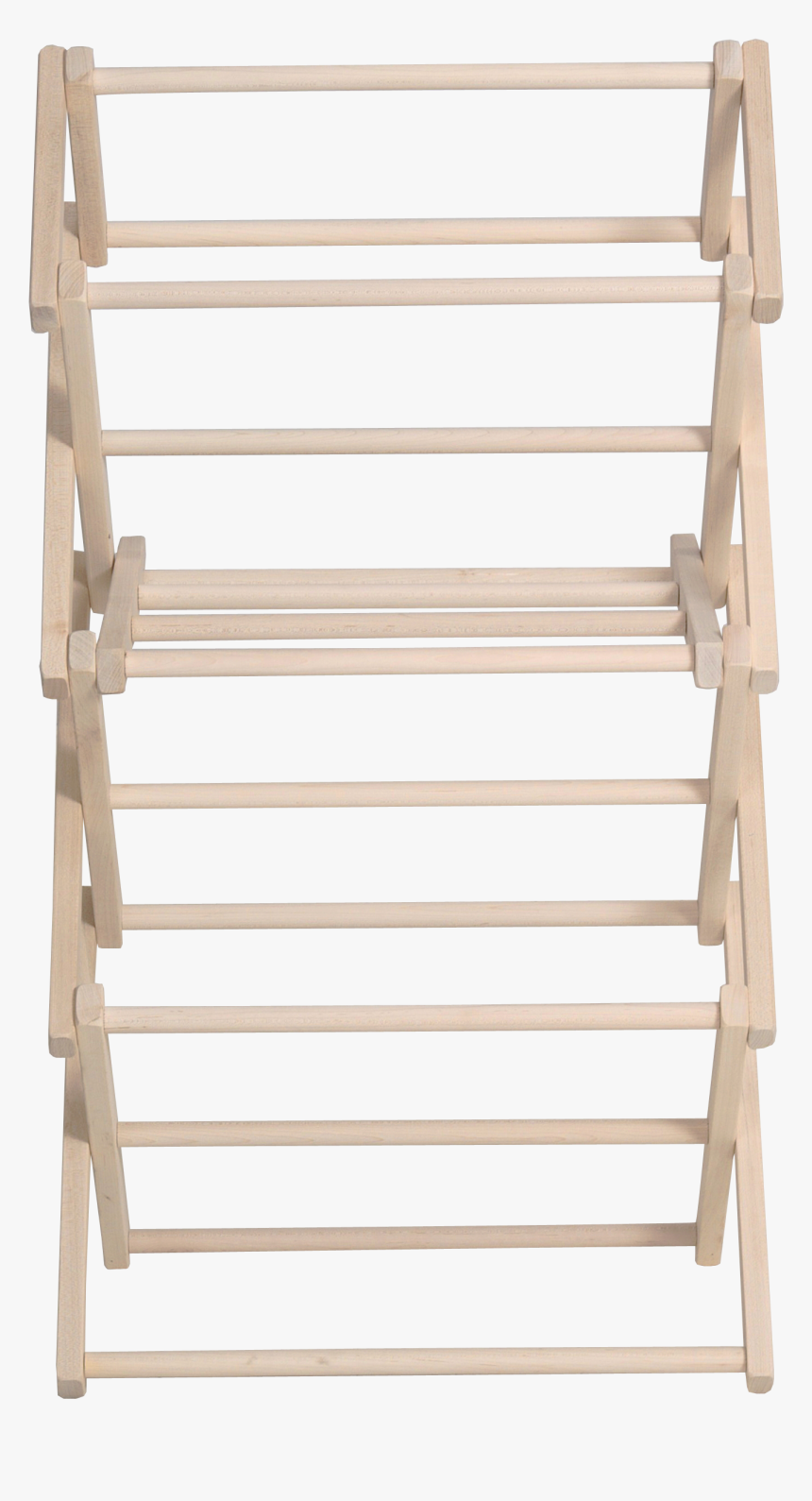 Small Wooden Clothes Drying Rack Heavy Duty 100% Hardwood - Wooden Laundry Hand Rack Small, HD Png Download, Free Download