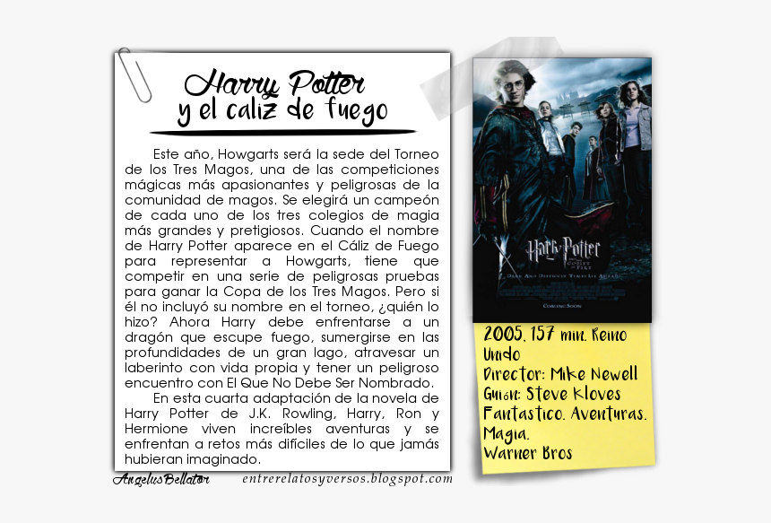 Serial Harry Potter Y El Caliz De Fuego - Iron Man, HD Png Download, Free Download