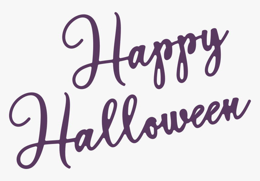 Happy Halloween - Calligraphy, HD Png Download, Free Download