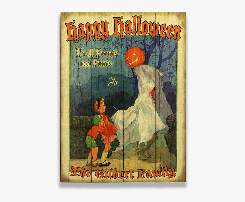 Vintage Halloween Ghost Cartoon, HD Png Download, Free Download