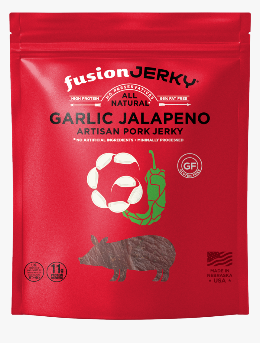 Garlic Jalapeno Pork Jerky - Domestic Pig, HD Png Download, Free Download